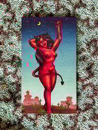 “Angela” Devil Study - Original Oil Painting