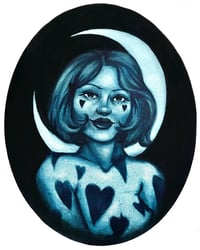 Image 1 of “Love You to the Moon” - Original Oil Painting