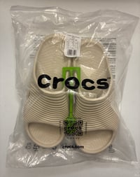 Image 7 of Crocs Mellow Tide Recovery Slide Stucco Sz M9/W11 NEW