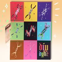 Image 1 of A3 Scissor Print