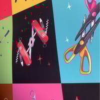 Image 2 of A3 Scissor Print