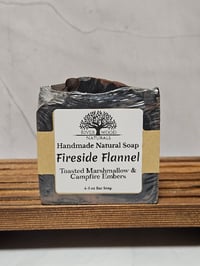 Image 1 of Fireside Flannel Handmade Soap 