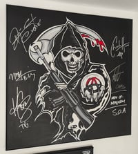 Sons Of Anarchy Signed Canvas