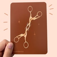 Image 1 of Embroidery Scissoring Mini Print