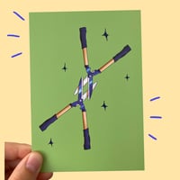 Image 2 of Garden Scissoring Mini Print