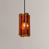 Image 1 of X Pendant - Liquid Amber