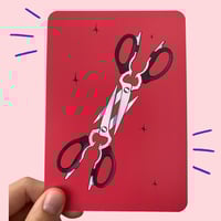 Image 1 of Kitchen Scissoring Mini Print