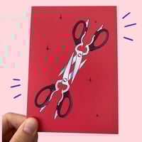 Image 2 of Kitchen Scissoring Mini Print