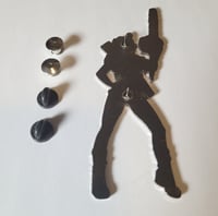 Image 4 of Horror Anime Sexy Ash Williams From Evil Dead & Army Of Darkness JUMBO Sized Enamel Pin