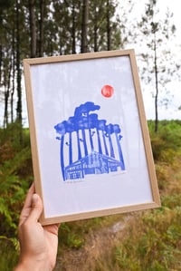 Image 1 of Linogravure 20 x 30 cm • La landaise