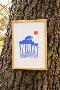 Image 3 of Linogravure 20 x 30 cm • La landaise