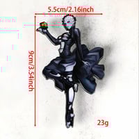 Image 2 of Horror Anime Sexy Pinhead From Hellraiser JUMBO Sized Enamel Pin