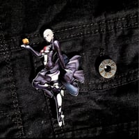 Image 5 of Horror Anime Sexy Pinhead From Hellraiser JUMBO Sized Enamel Pin