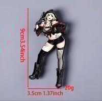 Image 2 of Horror Anime Sexy Freddy Krueger From A Nightmare On Elm Street JUMBO Sized Enamel Pin