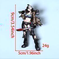 Image 2 of Horror Anime Sexy Jason Voorhees From Friday The 13th JUMBO Sized Enamel Pin