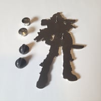 Image 4 of Horror Anime Sexy Jason Voorhees From Friday The 13th JUMBO Sized Enamel Pin