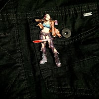 Image 5 of Horror Anime Sexy Jason Voorhees From Friday The 13th JUMBO Sized Enamel Pin