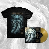 KIRK WINDSTEIN SHIRT + LP (Signed by Kirk) BUNDLE - PREORDER - METALLIC GOLD VINYL