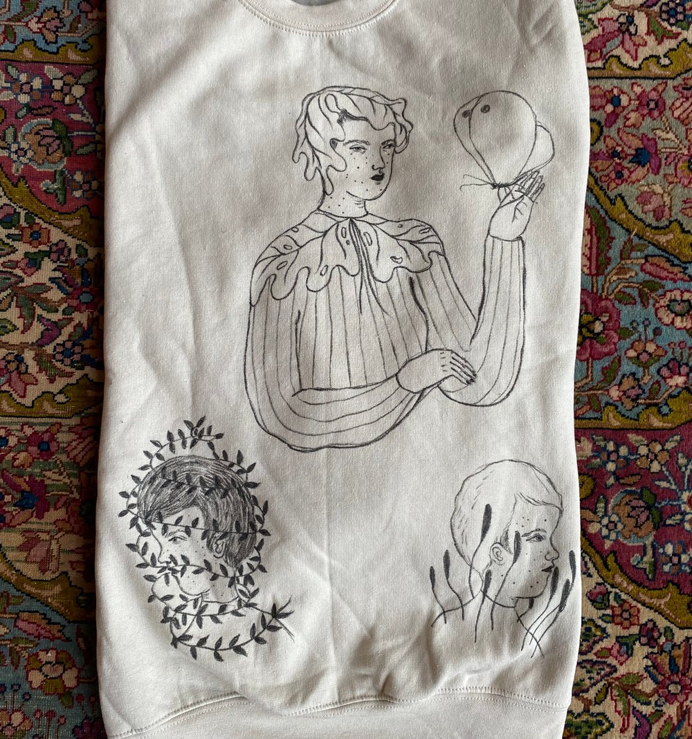 Image of Cabbage moths in your herb garden Sweatshirt