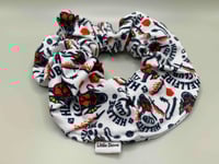 Club (in White) Scrunchie