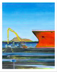 Image 1 of Primary Colours, Leith, January, limited edition giclée print