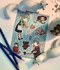 Image 2 of 'Flesh, Blood, & Concrete' vinyl sticker sheet