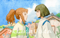 Image 1 of 'SPIRITED AWAY' Signed Art Print