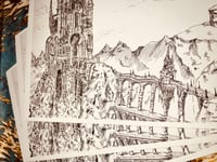 Image 4 of Ishgard Landscape A4 Print