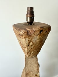 Image 8 of Bernard Rooke Studio Ceramic TOTEM Floor Lamp with Blue Roundels