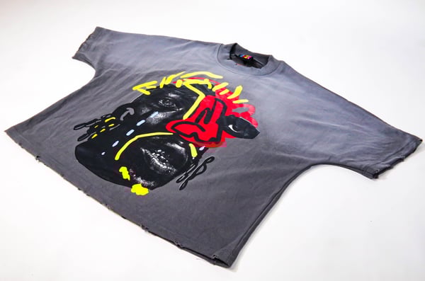Image of LIFER X HOBO HEAVYWEIGHT TEE (CHARCOAL)