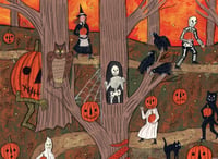 Image 2 of "Halloween March" Signed 8.5x11 Print