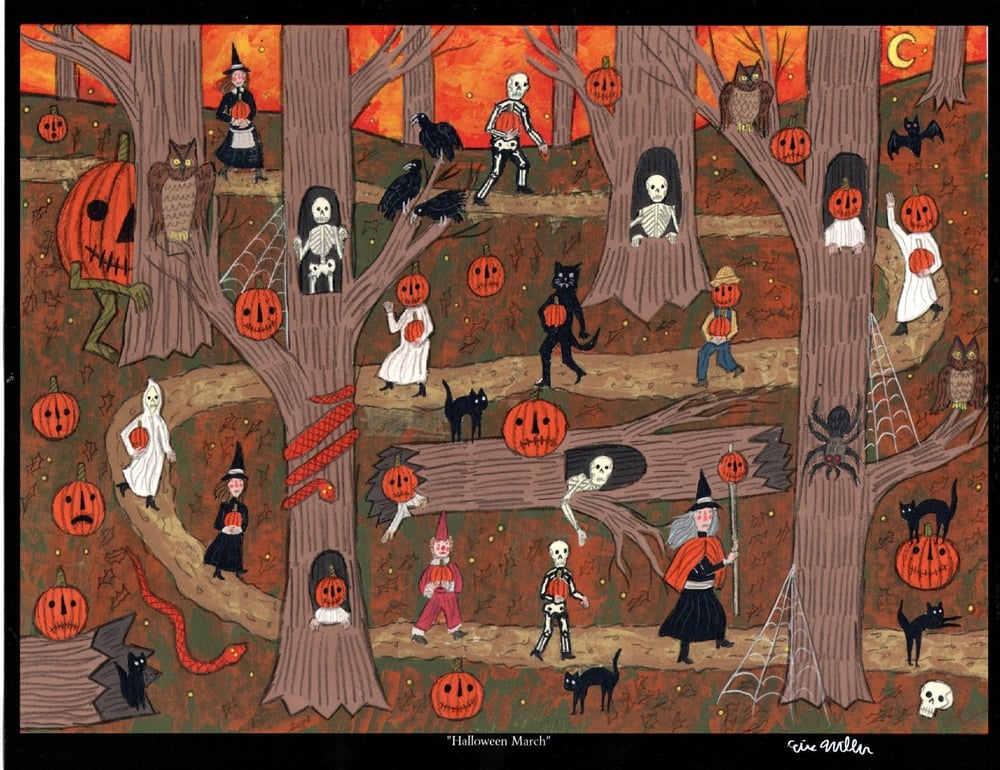 "Halloween March" Signed 8.5x11 Print