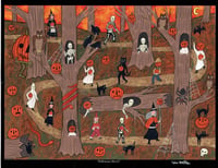 Image 1 of "Halloween March" Signed 8.5x11 Print