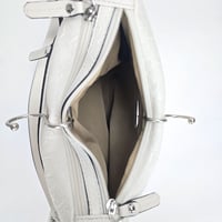 Image 11 of Giani Bernini Faux Leather Tooling Hobo - Ivory