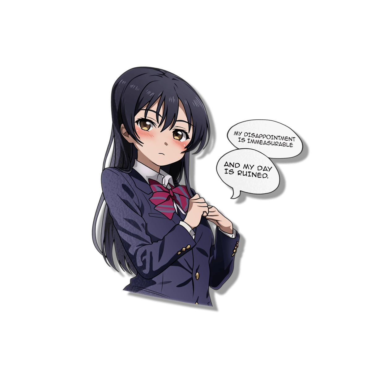 Image of My Disappointment Is Immeasurable Sticker