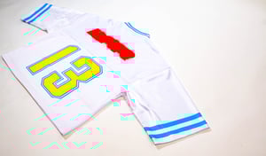 Image of LIFER TRAINING JERSEY (WHITE/POWDER BLUE)
