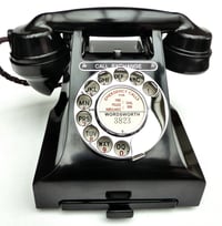 Image 1 of VOIP Ready 'Call Exchange' 312 GPO Bakelite Telephone- for all domestic VoIP services.