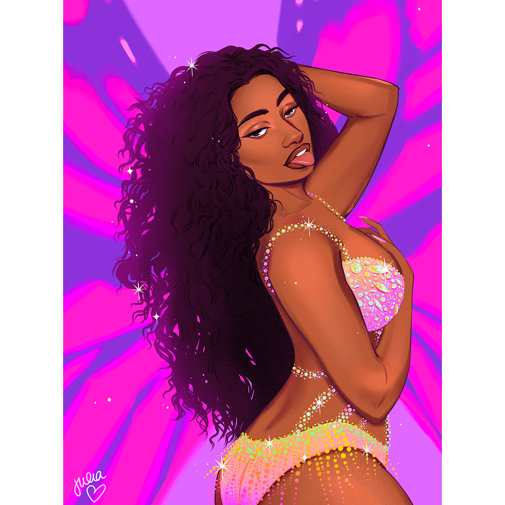 Image of Megan Thee Stallion Print