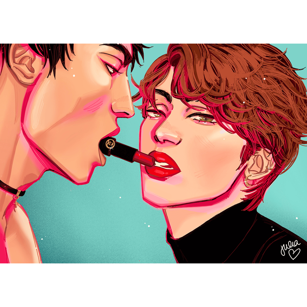 Image of Lipstick Print