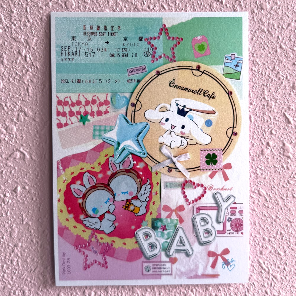 Image of Collage Print: Cinnamoroll