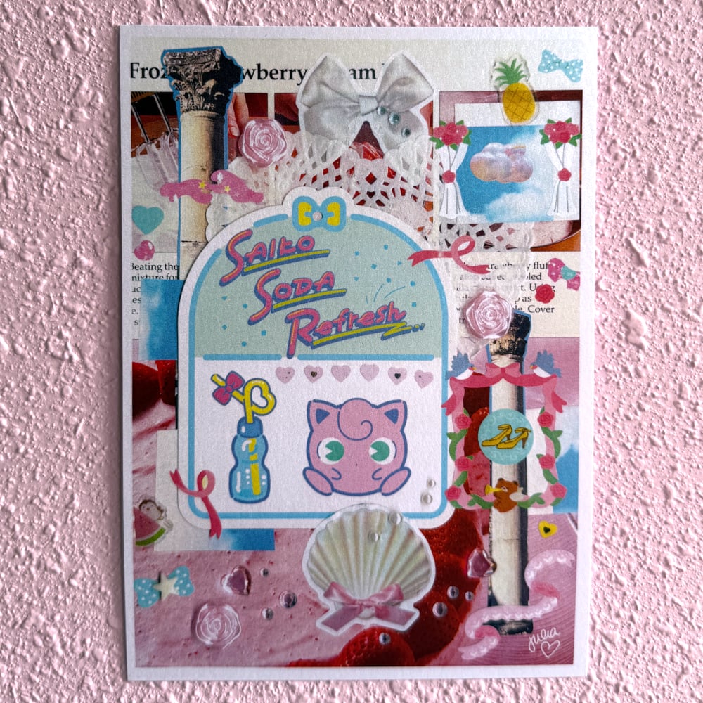 Image of Collage Print: Jigglypuff