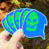 Image 1 of Neon "Noise Skeletor" Sticker Bundle