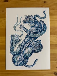 Image 1 of Ceramic blue Print