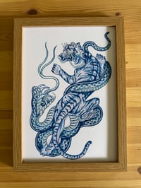 Image 2 of Ceramic blue Print