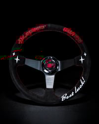 Image 1 of Scrape or Die X RVL Performance (Best Luck!) Suede Steering Wheel