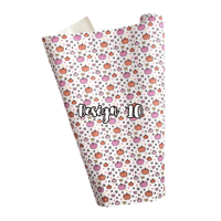 Image 2 of Halloween Printed Pebbled Faux Leather Sheets Pack