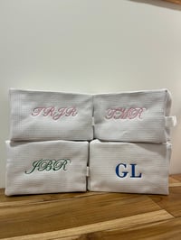 Image 1 of Monogrammed Makeup Bag