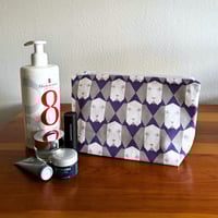 Image 1 of pouch dog purple