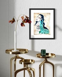 Image 3 of Madame Caterpillar Original (9x12")