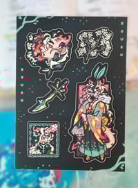 Image 1 of [original] moth guardian sticker sheet